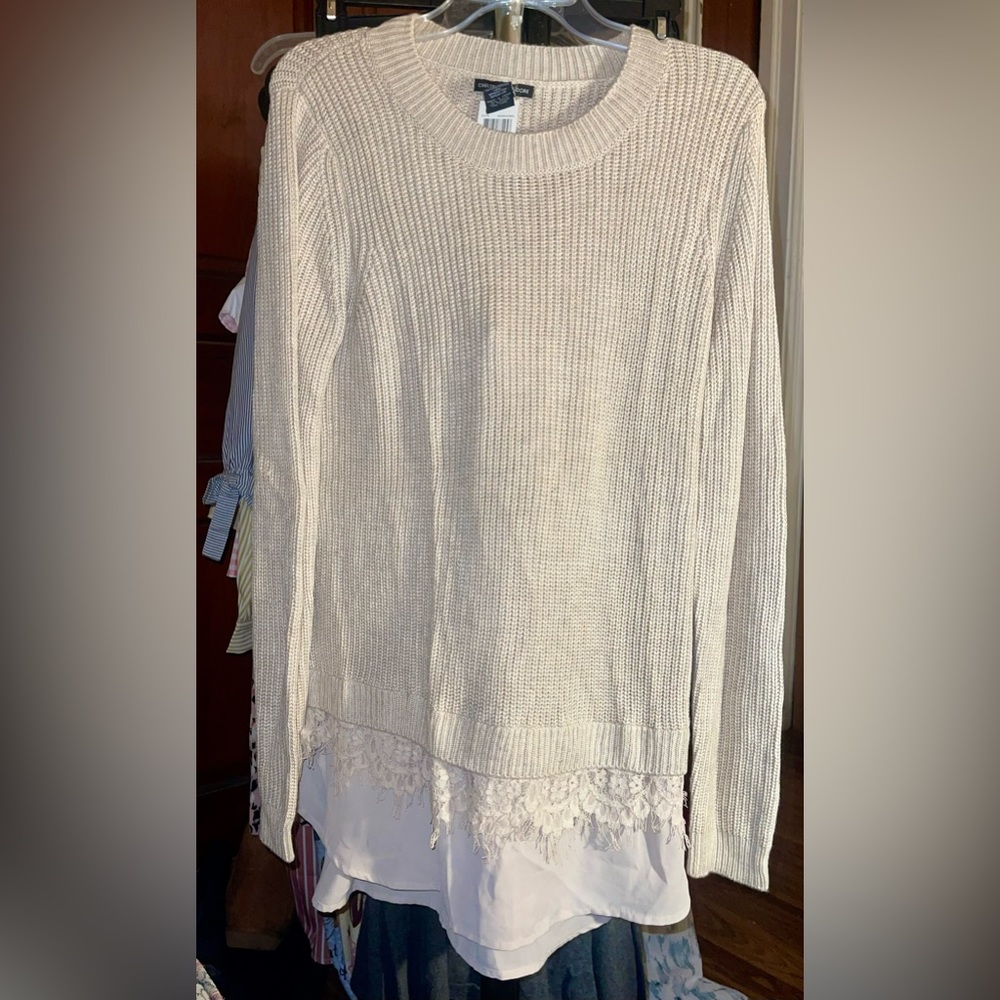 NWT Dressy Sweater Size Large